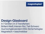 magnetoplan 13404000 Design-Glasboards, magnetisch, briliant wei&szlig;, 1200x900mm