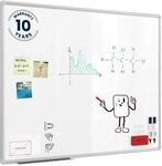 Allboards, magnetisches Whiteboard mit Expo-Alurahmen, trocken abwischbar und