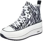 Rieker Damen 90010 Sneaker high Weiss 36