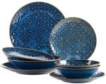 M&Auml;SER 935078 Serie Tiles Modernes Vintage Geschirr Set f&uuml;r 2 Personen in maurischem