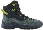 LOWA Stiefel mittel WANDAX GTX MID JR dunkelperol/limone, 28