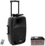 Omnitronic Set MES-15BT2 - Tragbares 15"-PA-System mit 2 UHF-Funkempf&auml;ngern,
