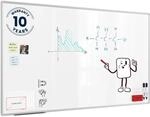 Allboards, magnetisches Whiteboard mit Expo-Alurahmen, trocken abwischbar und
