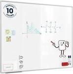 Allboards, magnetisches Whiteboard mit Expo-Alurahmen, trocken abwischbar und