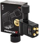 Premium X Rocket Quattro LNB - 4Fach - nur f&uuml;r Multischalter - 4K Full HD - mit