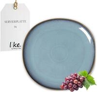 like. by Villeroy & Boch Lave glac&eacute; Servierplatte 32x32x2,5cm