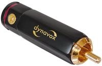 Dynavox High-End Cinch-Stecker rot