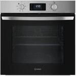 Indesit IO 255H X &ndash; Multifunktions-Einbauofen, elektrisch, bel&uuml;ftet, 71 l,
