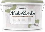 derendo M&ouml;belfarbe ohne Schleifen Salbeigr&uuml;n matt Kreidefarbe Innen 2,5l