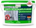 derendo Anti Schimmel Farbe wei&szlig; innen 2.5 Liter Wandfarbe Badezimmer