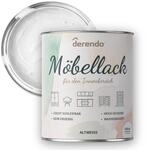 derendo M&ouml;bellack ohne Schleifen Weiss matt Holzlack f&uuml;r Innen 0,75l | Hochdeckend,