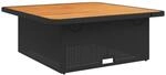 vidaXL Gartentisch, Outdoor Tisch mit Verstellbarer Tischplatte, Couchtisch mit