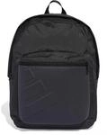 adidas Unisex ESSENTIALS EMBOSSED LOGO BACKPACK, carbon, One size