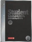 Brunnen Collegeblock Premium Student &bdquo;Hardwired | A4, Lineatur 27, 80 Blatt,