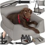 tectake&reg; Hundesitz, Autositz f&uuml;r Hunde, Hunde Autositz f&uuml;r R&uuml;ckbank, Beifahrer