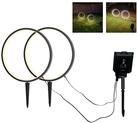 Northpoint 2er-Set Solar LED Wegeleuchte Gartenleuchte Au&szlig;enbeleuchtung...