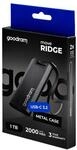 GoodRam Move Ridge Black - Externe Festplatte - SSD 1TB - Lesegeschwindigkeit...