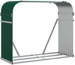 vidaXL Kaminholzunterstand, Kaminholzregal mit viel Stauraum, Feuerfest