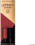 Max Factor Lipfinity Lip Colour Spicy 70 &ndash; Kussechter Lippenstift mit 24h Halt ohne