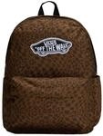 Vans Rucksack mit Leopardenmuster, Off The Wall Design, Braun