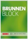 BRUNNEN 1052756 Briefblock/Schreibblock Block (A4, blanko, 50 Blatt, 70 g/m&sup2;, 4-fach