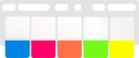 Brunnen Haftmarker Markierstreifen Index Office to go, 150 Blatt, 25 x 43 mm, 5