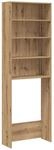 vidaXL Waschmaschinenregal Artisan-Eiche 64x24x190 cm, Waschmaschinenschrank,