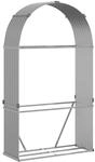 vidaXL Kaminholzunterstand, Kaminholzregal mit viel Stauraum, Feuerfest