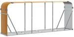 vidaXL Kaminholzunterstand, Kaminholzregal mit viel Stauraum, Feuerfest