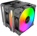MONTECH NX600 ARGB Dual-Tower CPU-Luftk&uuml;hler mit 6 Heatpipes und