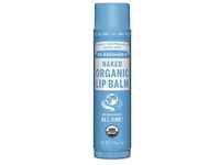 Dr. Bronner's Lip Balm Naked Unscented, Lippenbalsam ohne Duft 4g