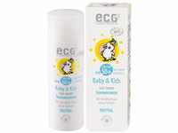 eco cosmetics Baby Sonnencreme LSF50+ neutral, wasserfest, vegan, ohne Mikroplastik,