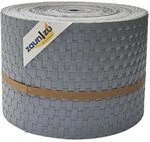 zaun|zu&reg; Rattan 26 Meter Rolle 19cm hoch | Sichtschutzstreifen PE f&uuml;r