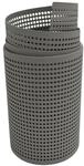 zaun|zu&reg; Rille Sichtschutzstreifen GELOCHT | 30% Lochmuster | PP f&uuml;r