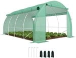 Outsunny Foliengew&auml;chshaus Polytunnel 4 x 3 x 2 m begehbares Gew&auml;chshaus mit