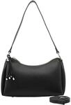 SEIDENFELT MANUFAKTUR Schultertasche Umh&auml;ngetasche Sandve Shoulderbag Black...