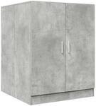 vidaXL Waschmaschinenschrank Betongrau 70,5x71,5x91,5 cm, Waschmaschinenregal,