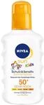 NIVEA SUN Sonnenspray f&uuml;r Kinder, Lichtschutzfaktor 50+, 200 ml Spr&uuml;hflasche,...