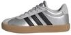 adidas Unisex Kinder VL Court 3.0 Shoes Kids, Silver met./core Black/LGH solid Grey,