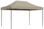 vidaXL Partyzelt Faltbar Pop-Up Taupe 410x279x315 cm