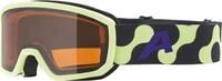 ALPINA Kinder Scarabeo Jr. Skibrille, sunny-lime matt, One Size
