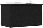 vidaXL Aufbewahrungsbox Schwarz Eichen-Optik 60 x 35 x 35 cm, Wohzimmer...