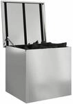 vidaXL Gartenlagerkissenbox Verzinkter Stahl 55 x 50,5 x 50 cm 117 L | Die Box...