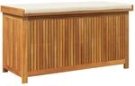 vidaXL Outdoor-Kissenbox 113x50x60,5 cm Massivholz Akazie, Kissenbeh&auml;lter,