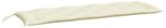 vidaXL Gartenbank-Auflagen 2 STK. Cremewei&szlig; 150x50x7 cm Oxford-Gewebe