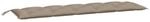 vidaXL Gartenbank-Auflagen 2 STK. Taupe 180x50x7 cm Oxford-Gewebe