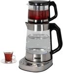 Unold Samowar Selin 18215 Samowar 2-in-1 Teekocher & Wasserkocher 1,7L + 1,0L