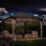 BRAST&reg; Pavillon Aluminium Infinity 3x4m oder 4x4m | viele Modelle & Farben | inkl.