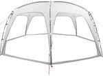 vidaXL Partyzelt Grau Wasserdicht, Faltzelt, Gartenzelt, Pavillon, Zelt,