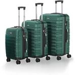 Juskys&reg; Hartschale Kofferset Reisekoffer 3 teilig - Zahlenschloss, ger&auml;uscharme